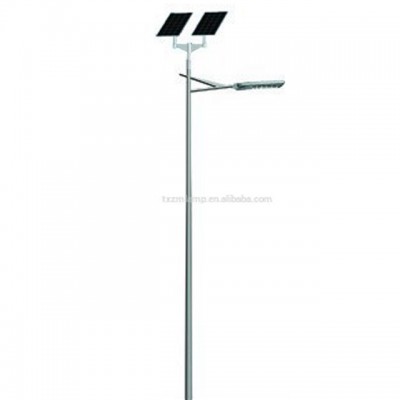 Galvanized Q235 steel street light pole